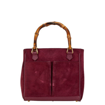 Gucci Brown Purple Suede HandNew 1:1 Bags