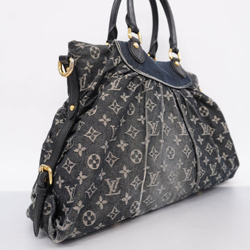 LOUIS VUITTONAuth  Monogram Denim Neokavi MM M95351 Women's Handbag