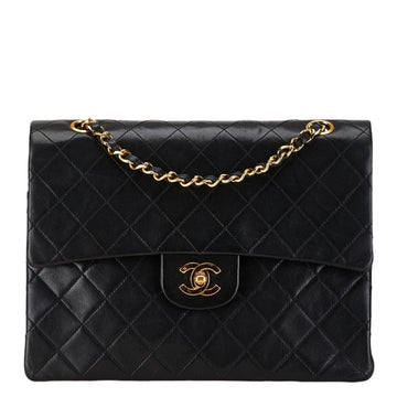 Vintage Square CC Flap Bag Quilted Leather Medium