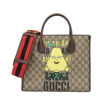Disney Donald Duck Convertible Tote Printed GG Coated Canvas Medium