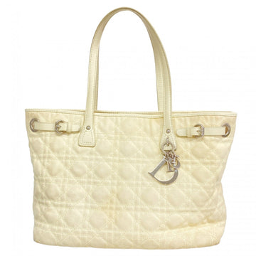 Christian Dior White Canvas Tote Bag ()