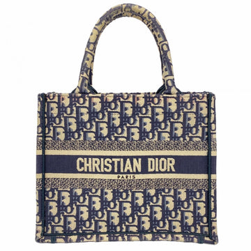 Christian Dior Navy Canvas Tote Bag ()