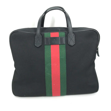 Gucci Black Leather Tote Bag
