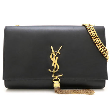 Classic Monogram Tassel Crossbody Bag Leather Medium