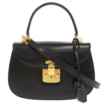 Gucci Black Leather Handbag