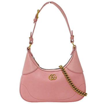 Gucci Pink Leather Shoulder Bag