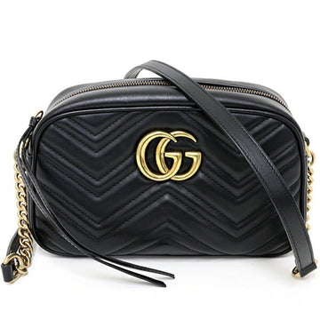 Gucci Black Quilting Leather Shoulder New 1:1 Bags