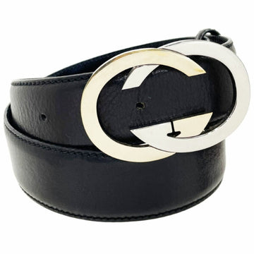 Gucci Black Gold Silver Standard Belt