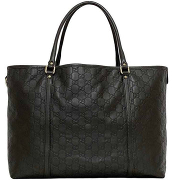 Gucci Brown Leather Handbag Tote Bag