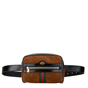 Gucci Brown Suede Fanny Pack