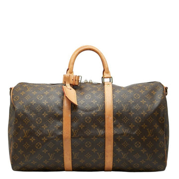 Keepall Bandouliere Bag Monogram Canvas 50