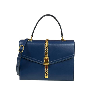 Gucci Navy Leather Shoulder New 1:1 Bags