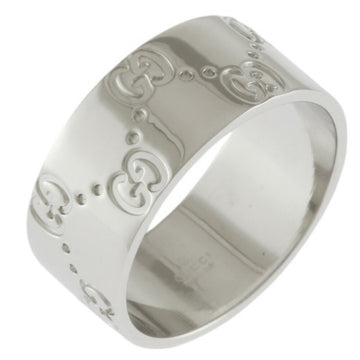 Gucci Icon White White Gold (18K) Band Ring