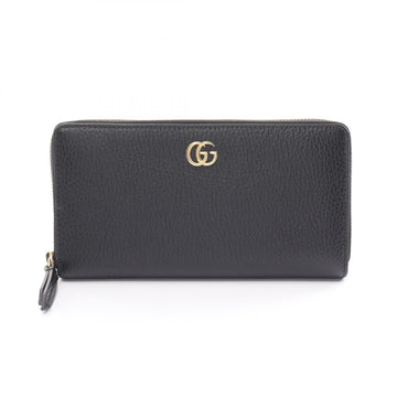 Gucci Black Leather Long Wallet (Bi-Fold)