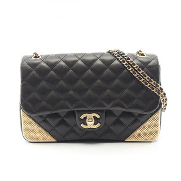 Rock the Corner Flap Bag Quilted Leather Medium