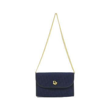 Christian Dior Navy Canvas Shoulder Bag ()