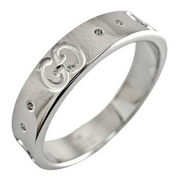 Gucci Icon Silver White Gold (18K) Band Ring
