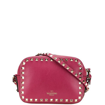 Rockstud Camera Crossbody Bag Leather