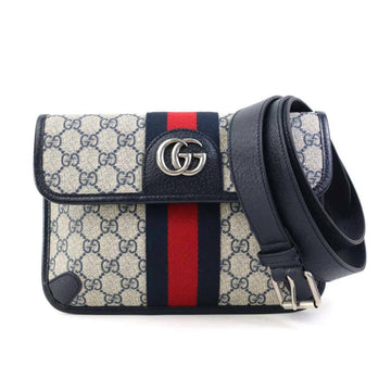 Gucci Ophidia Navy Gg Supreme Fanny Pack
