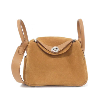 Lindy Bag Grizzly and Leather Mini