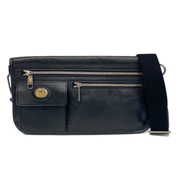 Gucci Black Leather Shoulder Bag