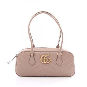 Gucci Gg Marmont Pink Leather Tote Bag