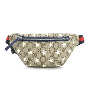 Gucci Brown Gg Supreme Canvas Fanny Pack