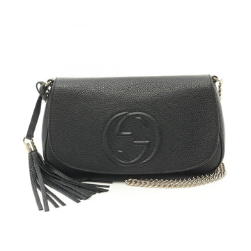 Gucci Black Leather Shoulder New 1:1 Bags