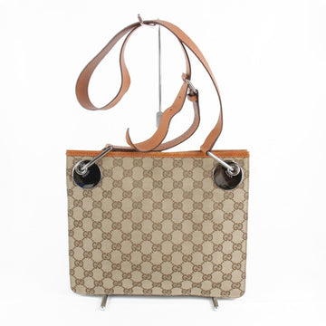 Gucci Gg Canvas Beige Gg Canvas Shoulder Bag