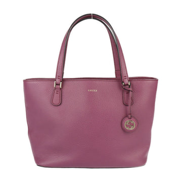 Gucci Purple Leather Handbag Shoulder Bag Tote Bag