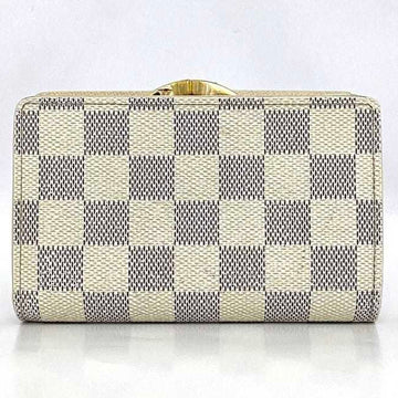 LOUIS VUITTON Wallet Portefeuille Viennois Gray White Damier Azur N61676 Bifold Canvas GP MI3047  Folding Gamaguchi