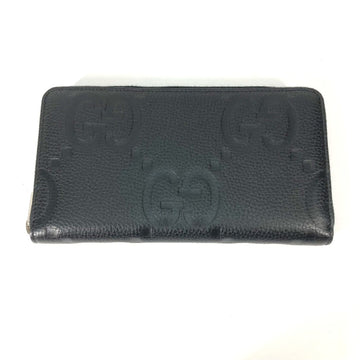 Gucci Black Leather Long Wallet (Bi-Fold)