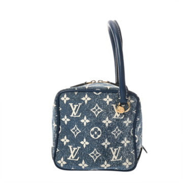Square Bag Monogram Jacquard Denim