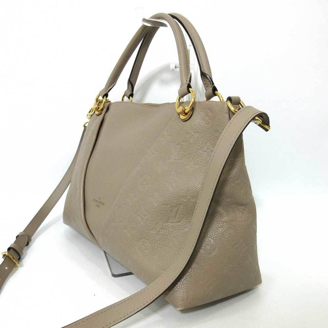 LOUIS VUITTON Bag V Tote MM Tourtrail Beige Hand Shoulder Women's Monogram Implant M44884 LOUISVUITTON