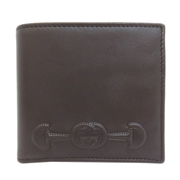 Gucci Dark Brown Leather Wallet (Bi-Fold)