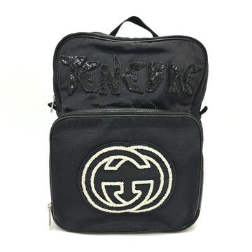 Gucci Black Canvas Backpack