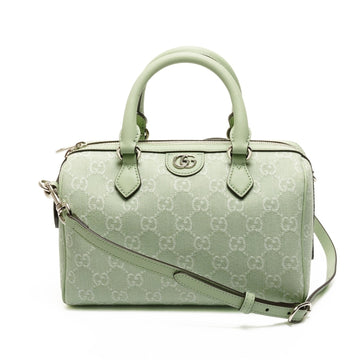 Ophidia Convertible Boston Bag GG Denim Small