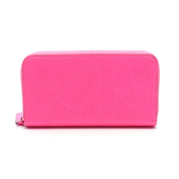 Gucci Pink Rubber Long Wallet (Bi-Fold)