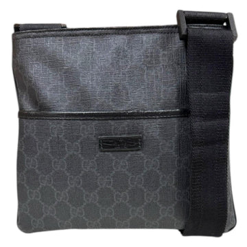 Flat Messenger Bag GG Coated Canvas Small