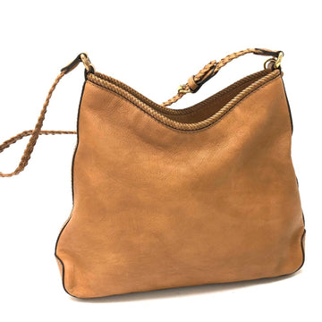 Gucci Brown Leather Shoulder Bag