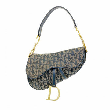 Christian Dior Navy Canvas Handbag ()
