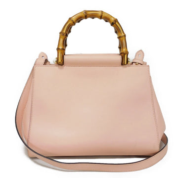Gucci Light Pink Bamboo Leather HandNew 1:1 Bags