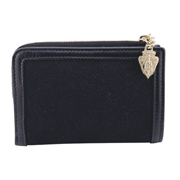 Gucci Black Canvas Leather Wallet (Bi-Fold)