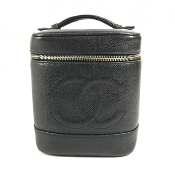 Vintage Timeless Cosmetic Case Caviar Tall