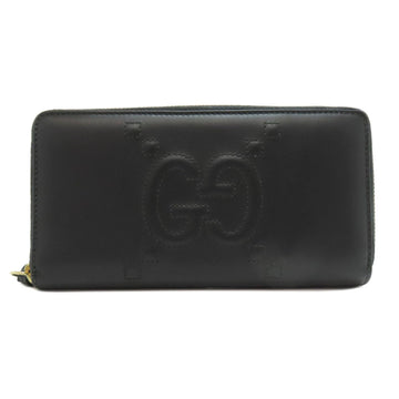 Gucci Black Leather Long Wallet (Bi-Fold)