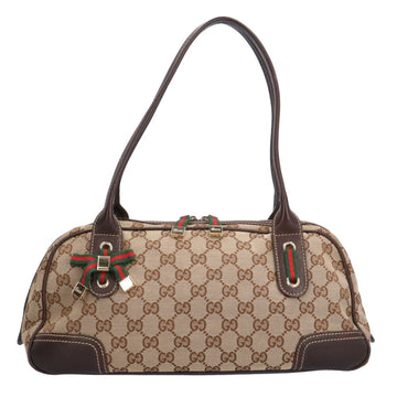 Gucci Beige Brown Gg Canvas Shoulder Bag