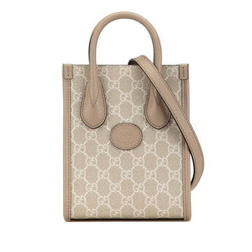 Gucci Beige Pvc Leather HandNew 1:1 Bags Shoulder New 1:1 Bags