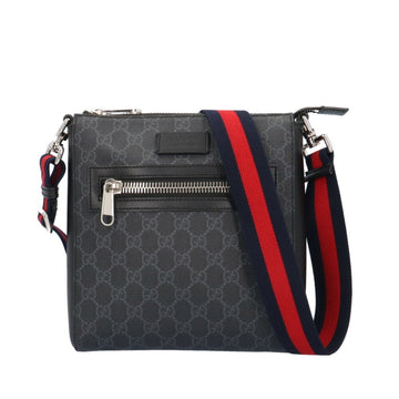 Gucci Black Gg Supreme Shoulder Bag