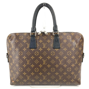 Porte-Documents Jour Bag Macassar Monogram canvas/Leather