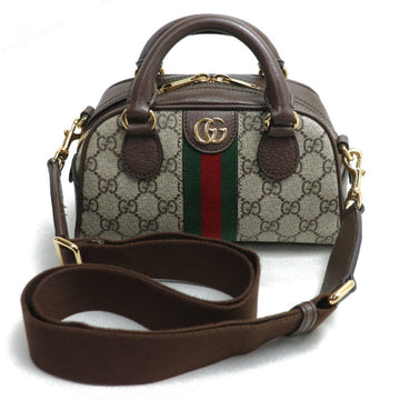 Gucci Beige Gg Supreme Canvas Leather Shoulder New 1:1 Bags